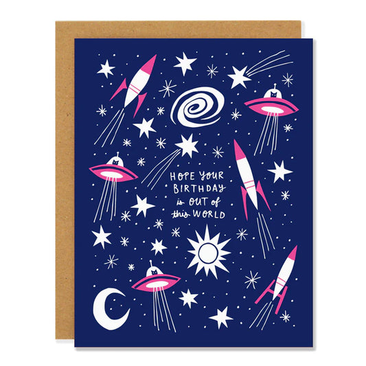 Badger and Burke Card - Out of This World