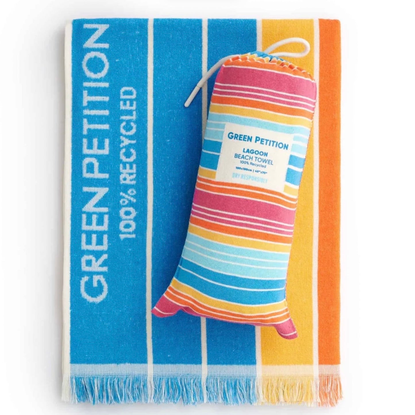Green Petition Beach Towels - Ocean