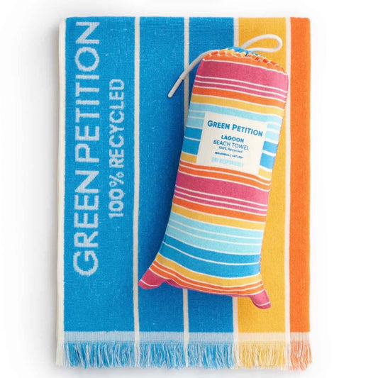 Green Petition Beach Towels - Ocean