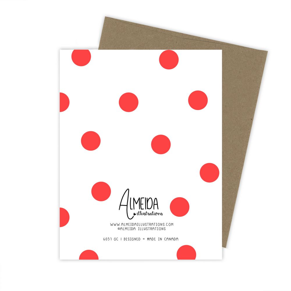 Almeida Illustrations Card - Cat Christmas