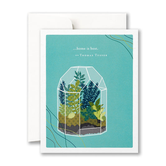 Positively Green Card - Home Is Best (Tusser) - New Home