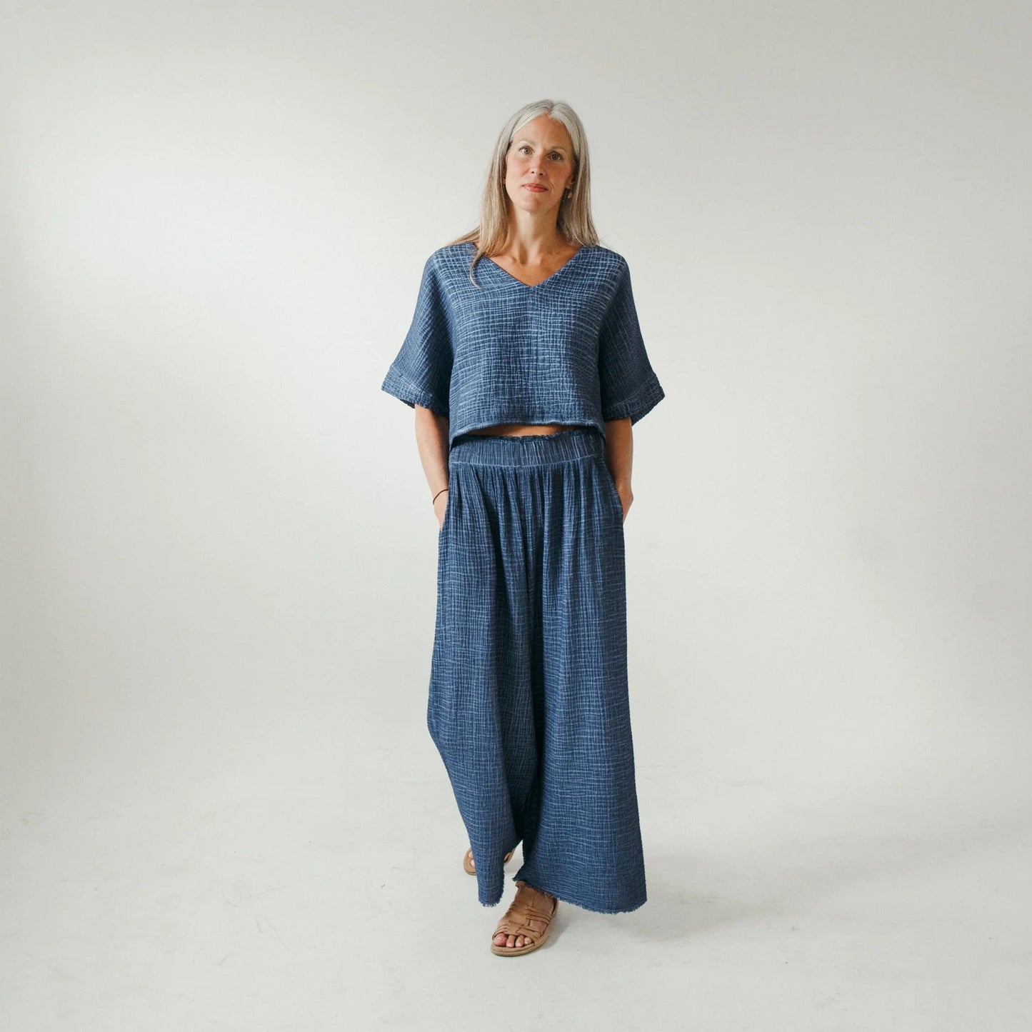 Pokoloko Crinkle Palazzo Pants