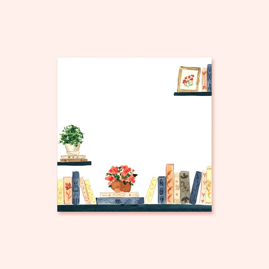 Almeida Illustrations- Bookish Library Sticky Notes