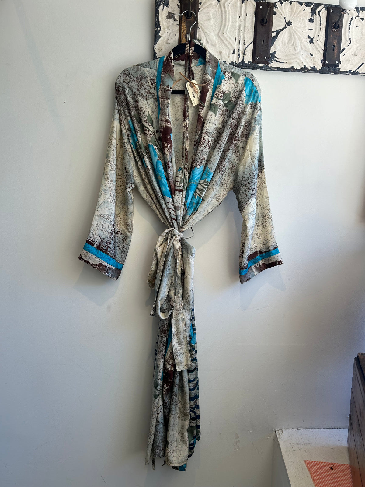 Upcycled Sari Robe - Long #A44