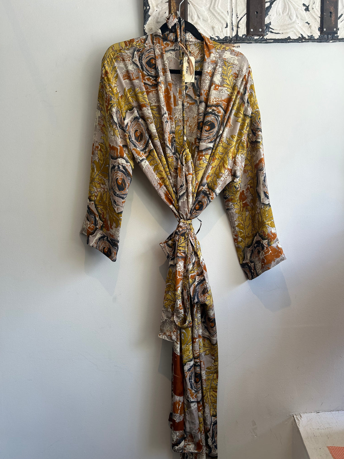 Upcycled Sari Robe - Long #A30