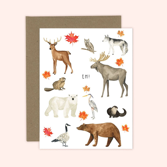 Almeida Illustrations Card - Canada Eh!