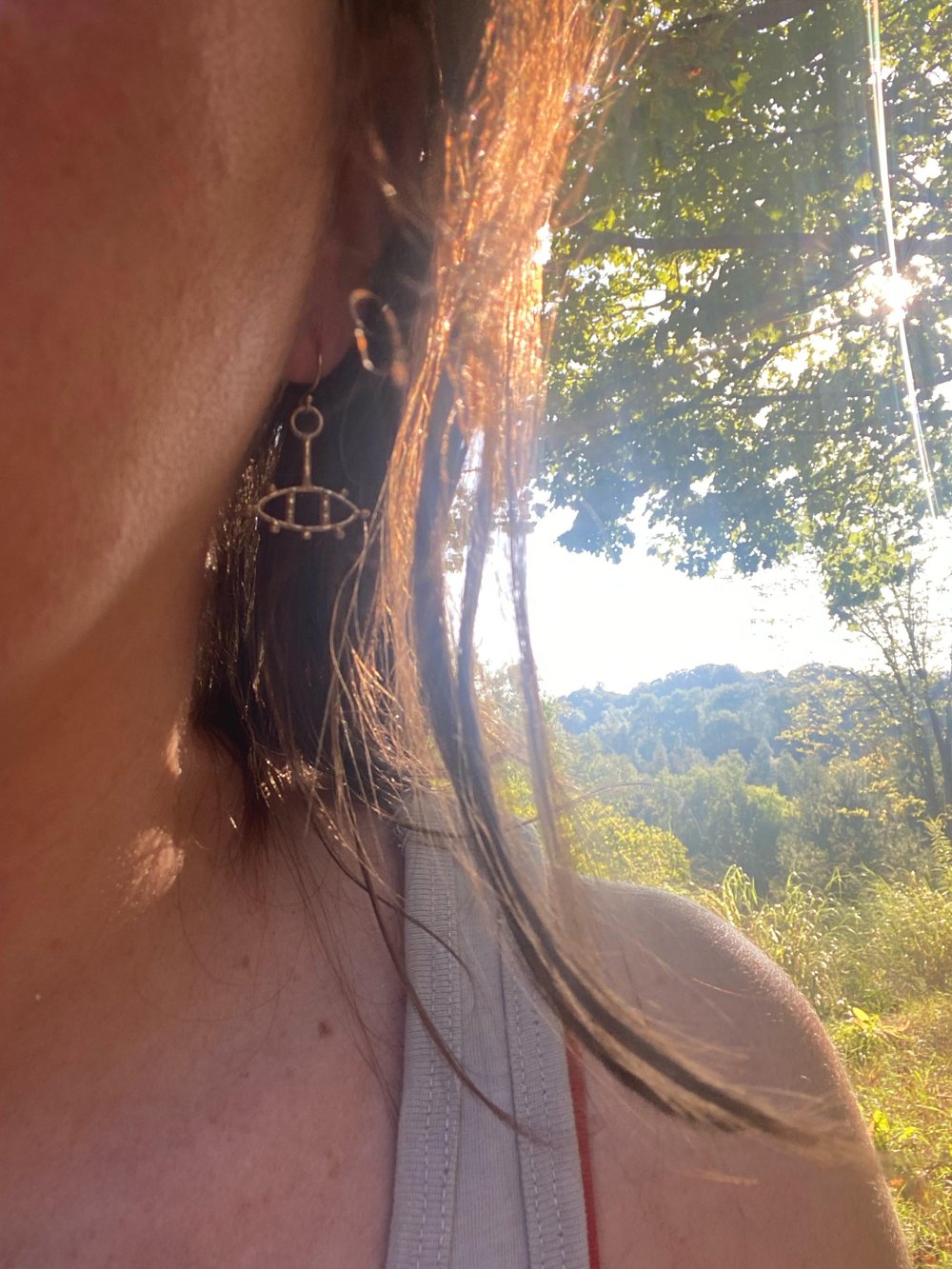 Hawkly Third Eye Earrings