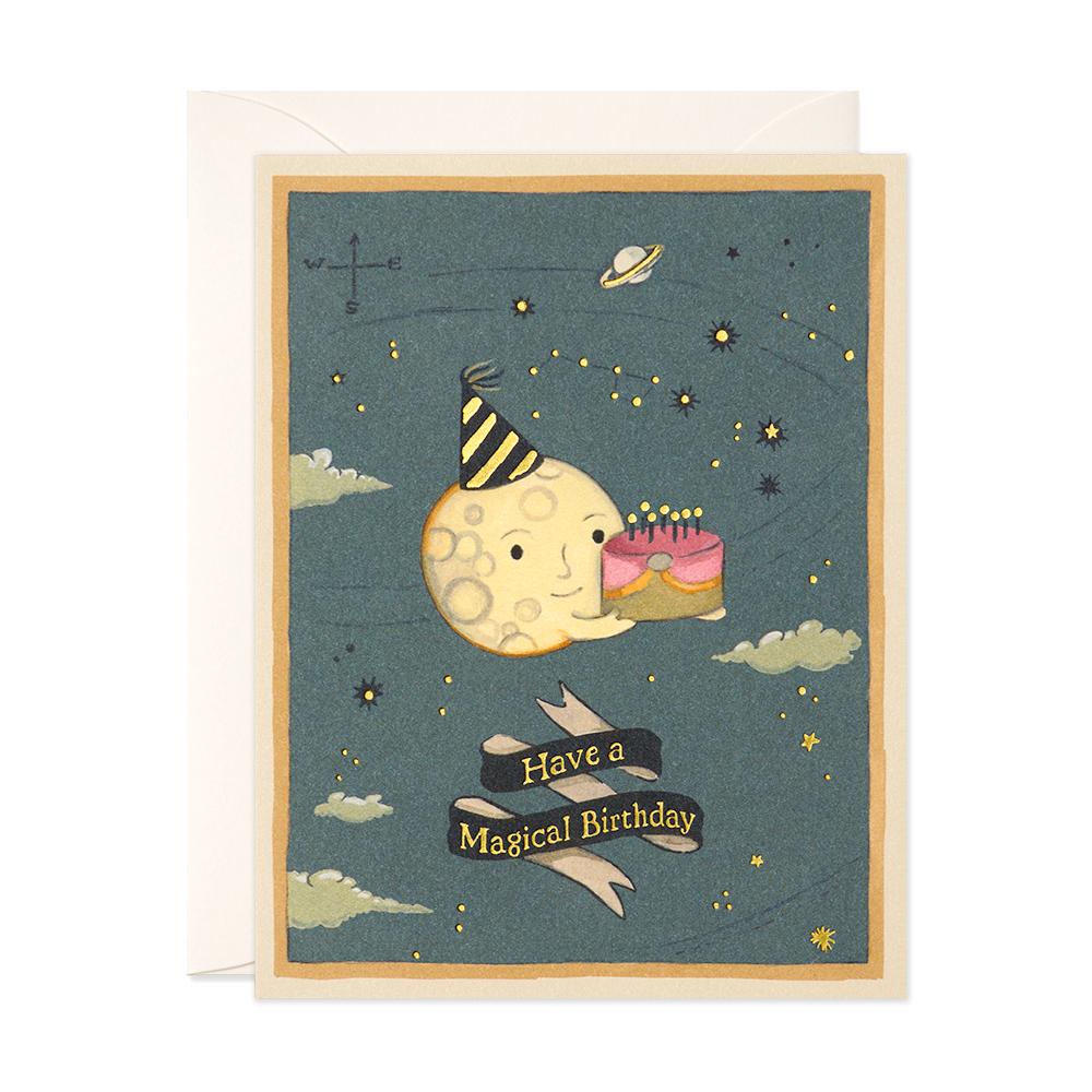 JooJoo Paper Card - Moon Magical Birthday