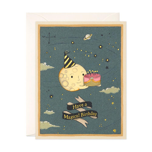 JooJoo Paper Card - Moon Magical Birthday