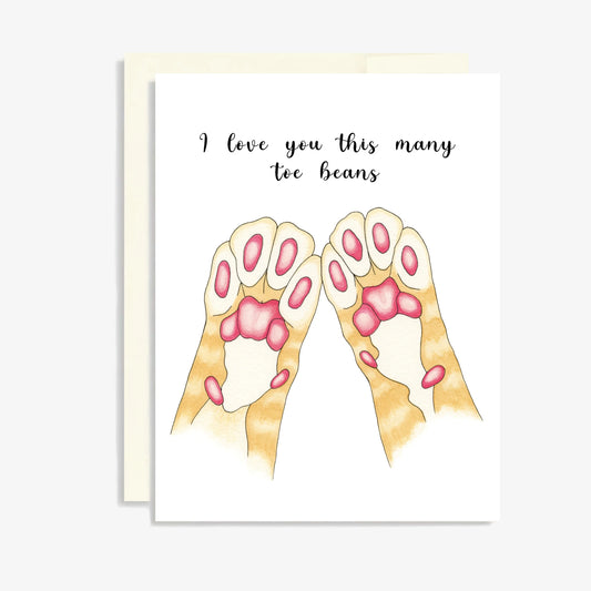 Keepsake Studio Card - Toe Beans