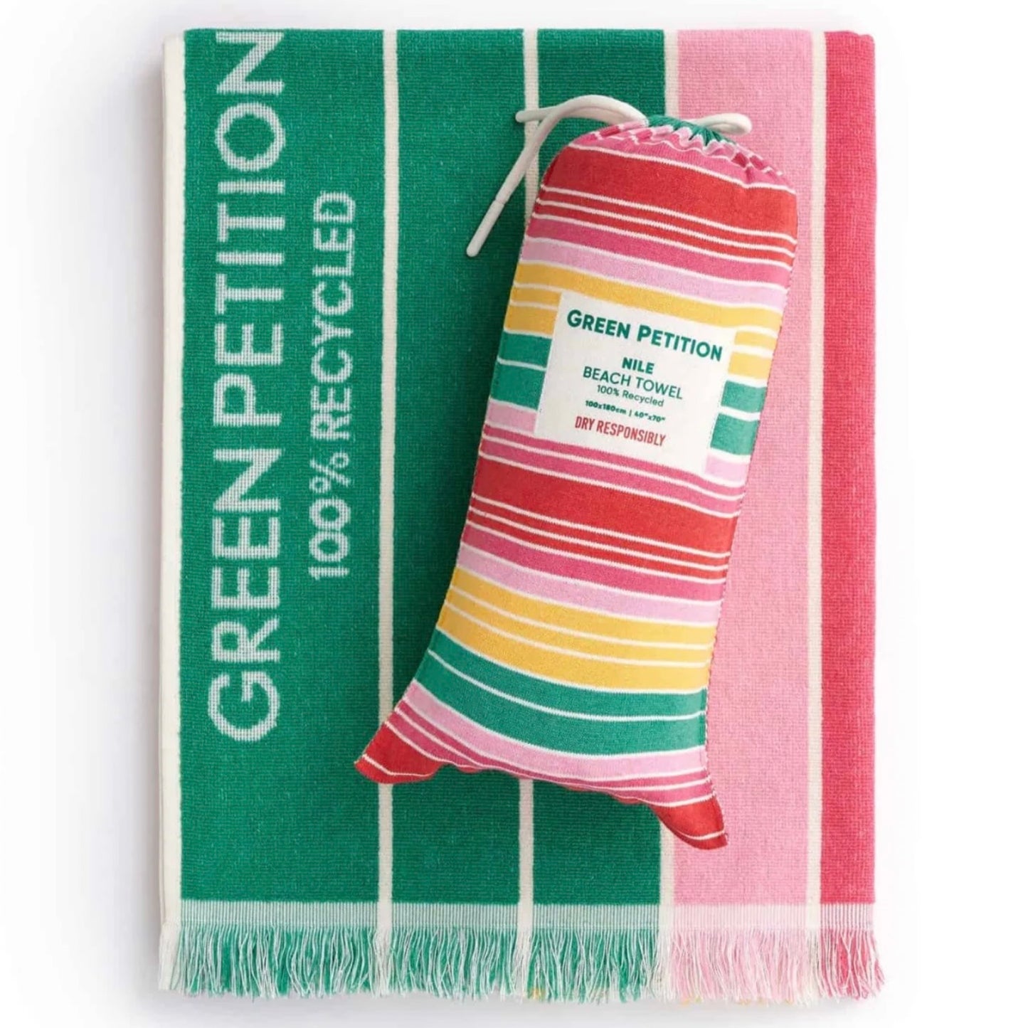 Green Petition Beach Towels - Ocean