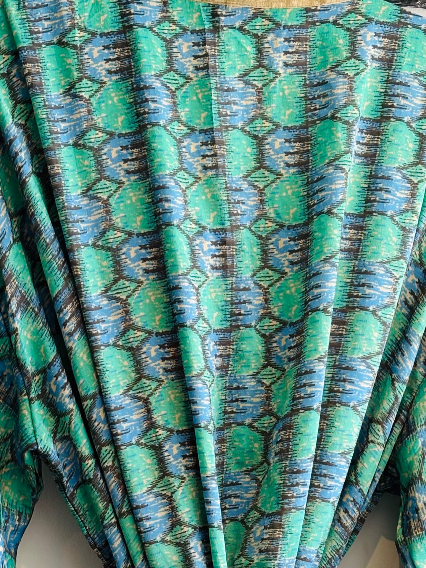 Upcycled Sari Robe - Long #B7