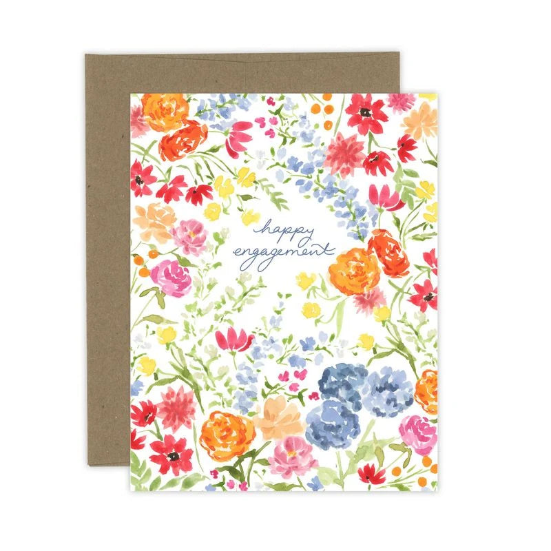 Almeida Illustrations- Happy Engagement Floral