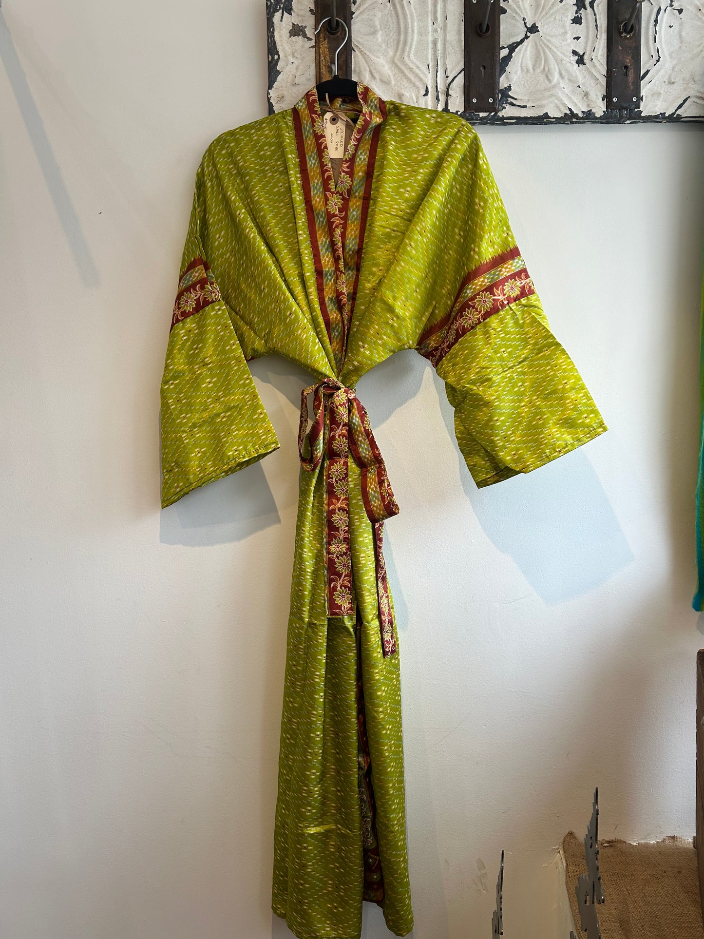 Upcycled Sari Robe - Long #C15