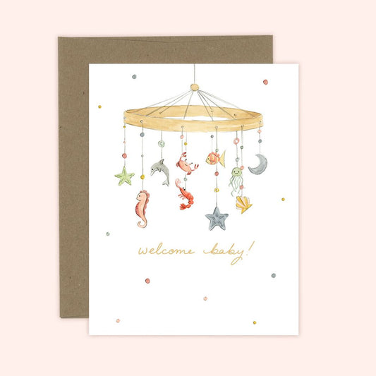 Almeida Illustrations Card - Welcome Baby