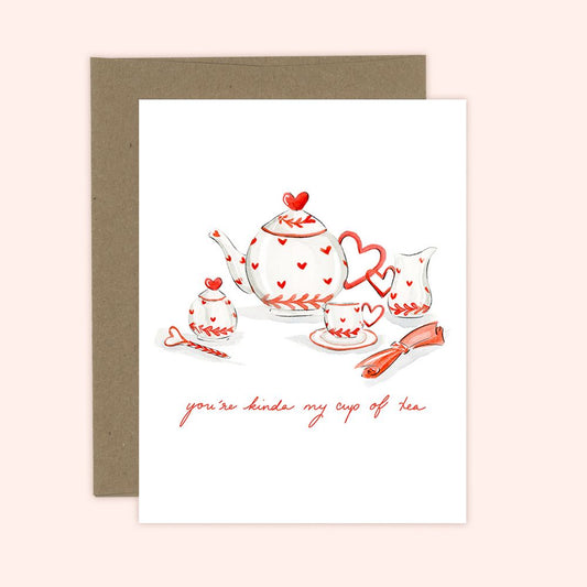 Almeida Illustrations Card - Cup Of Tea