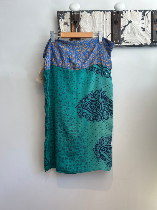 Upcycled Sari Pillow Case
