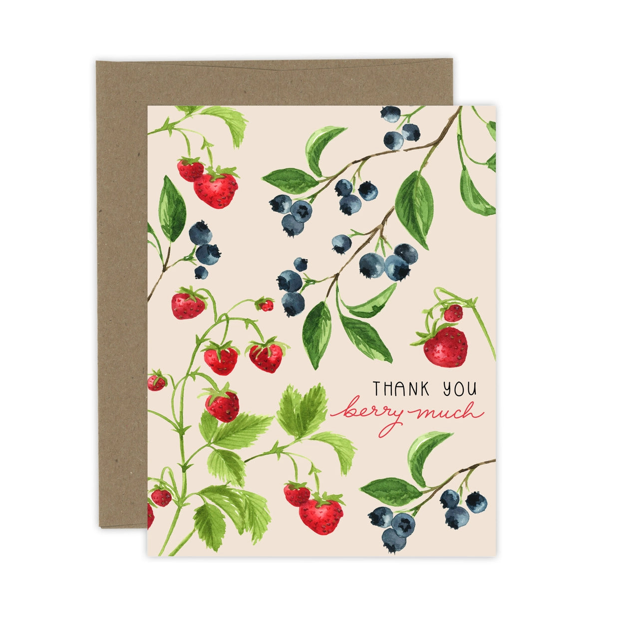 Almeida Illustrations Card - Thank You Berry Much