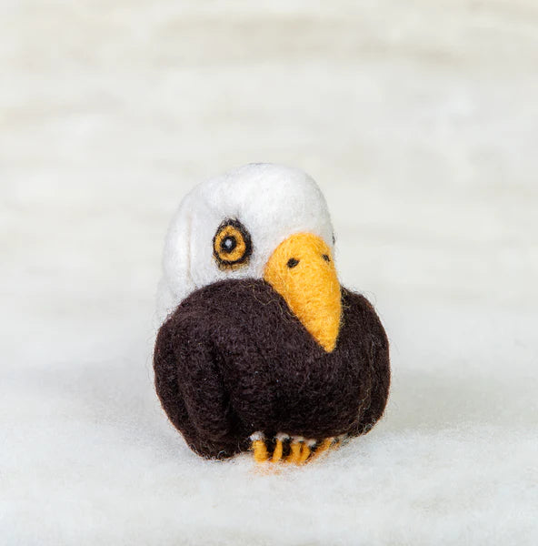 Spectacled Bear Hand Felted Ornament