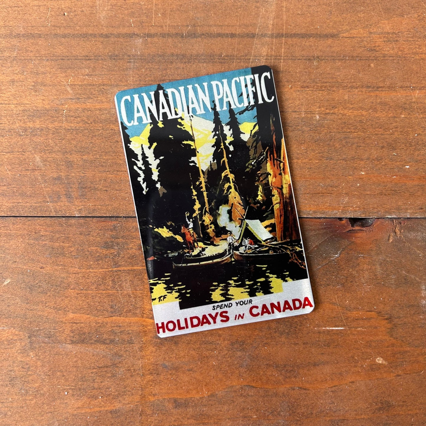 Recycled Aluminum Canadiana Magnets