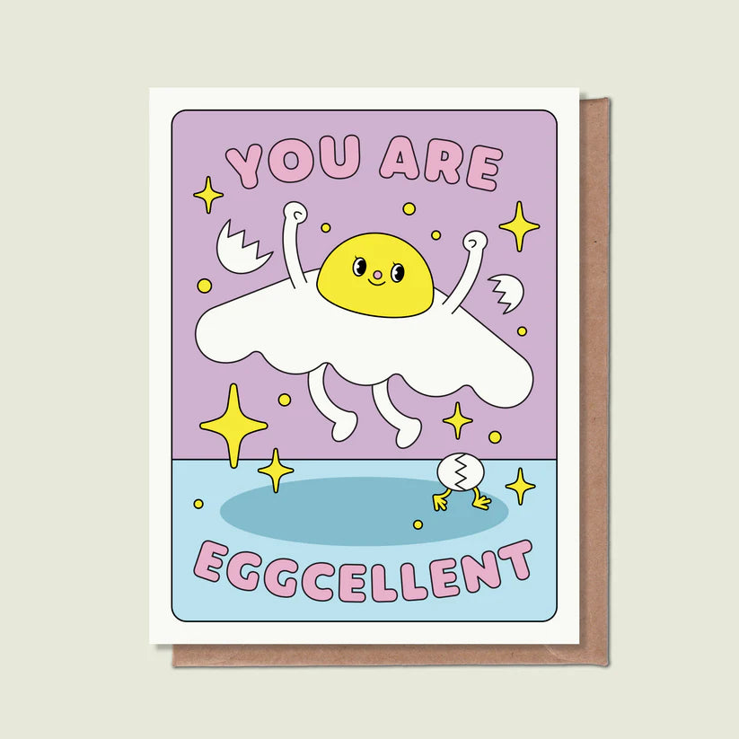 Épée Lapin Studio Card - You Are Eggcellent