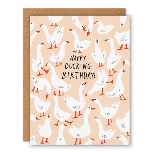 Badger and Burke Card - Ducking Birthday