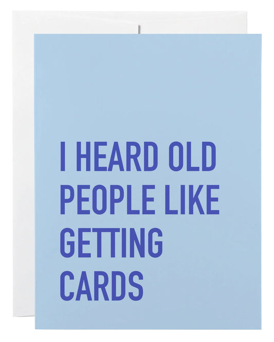 Classy Cards - Old People