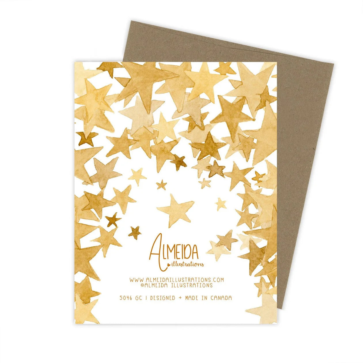 Almeida Illustrations Card- Hooray Stars