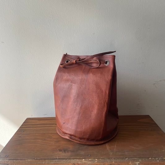 Hand Crafted Round Bucket Convertible Bag