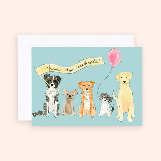 Almeida Illustrations Mini Card - Time To Celebrate