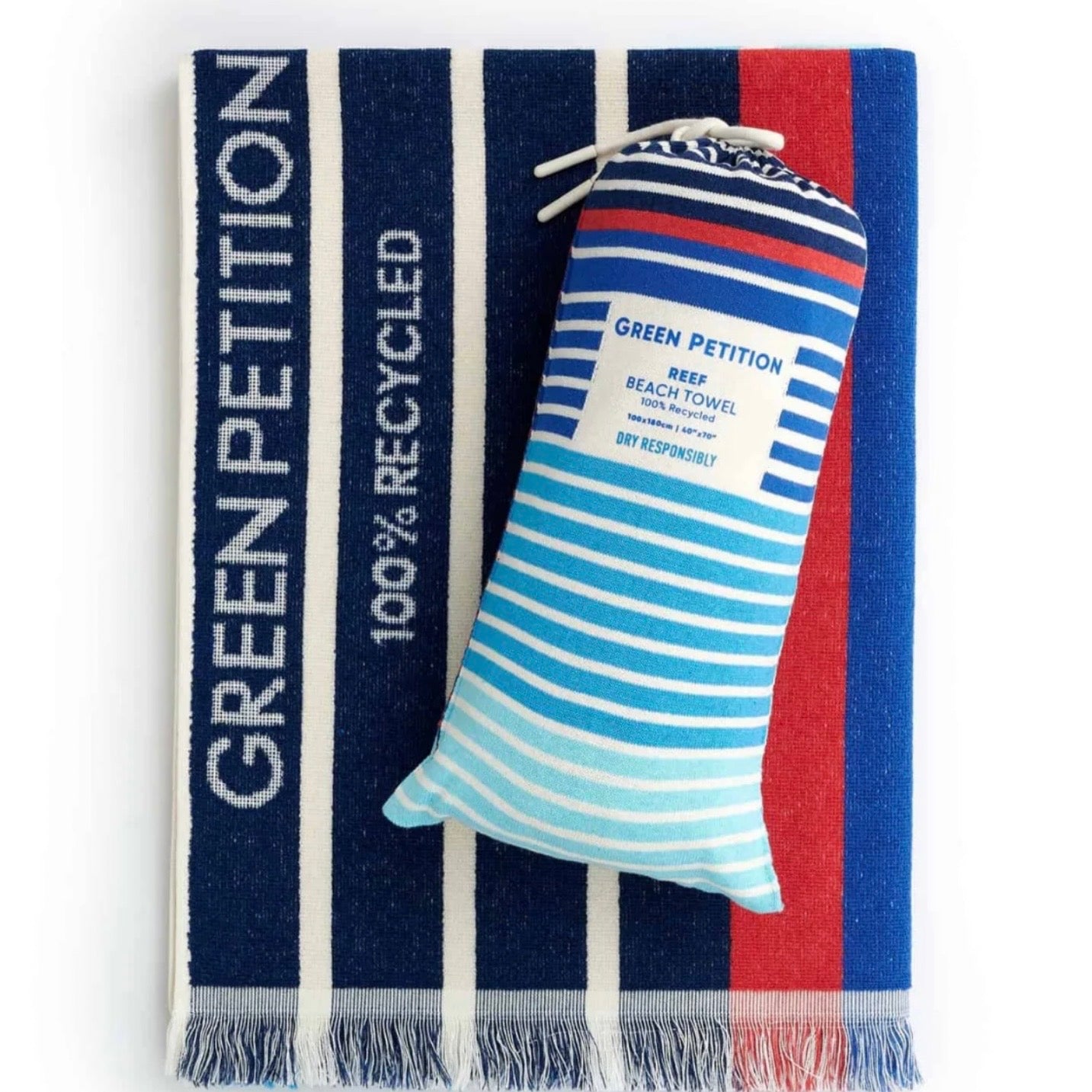 Green Petition Beach Towels - Ocean
