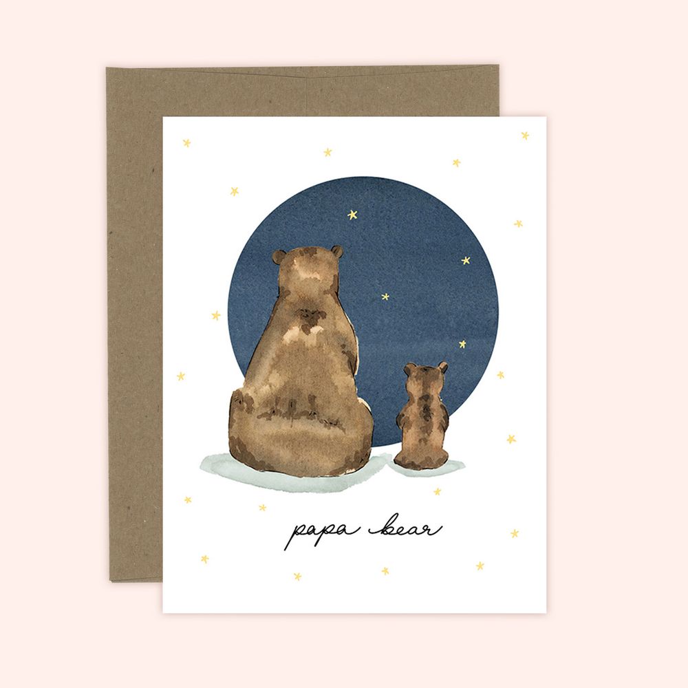 Almeida Illustrations Card - Papa Bear