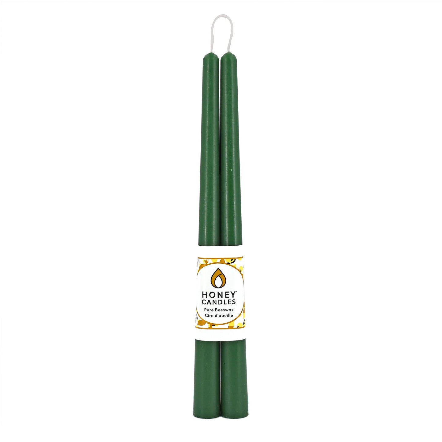 Honey Candles 12” Taper Pair