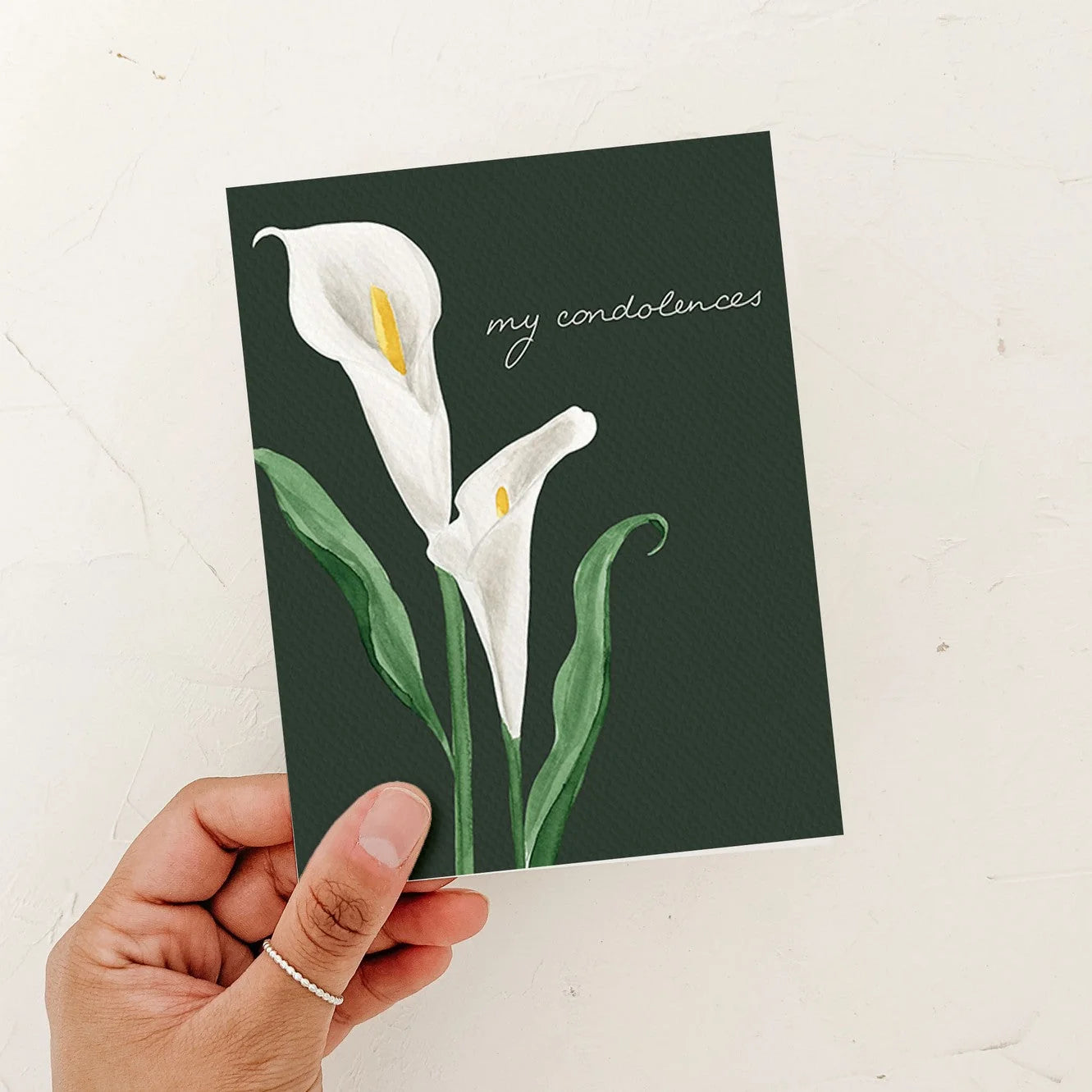 Almeida Illustrations- Cala Lily Condolences