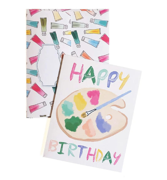Artistry Card - Birthday Paint Palette
