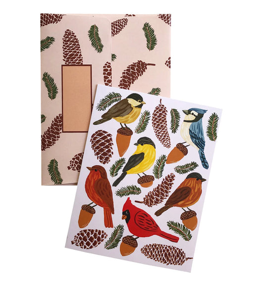 Artistry Cards - Birds & Pinecones