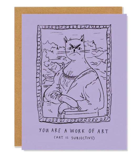 Badger and Burke Card - Work of Art