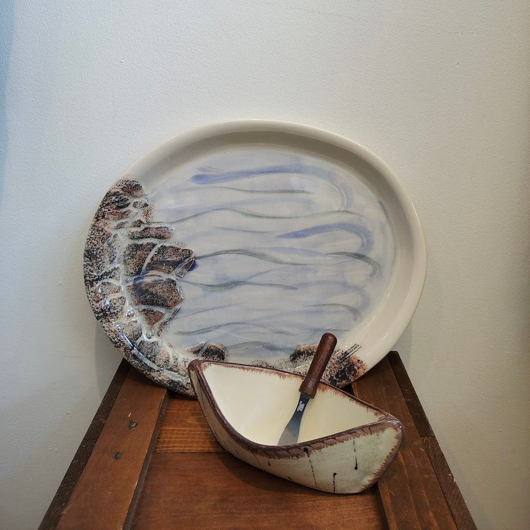 Susan Robertson Lake & Canoe Dip Set