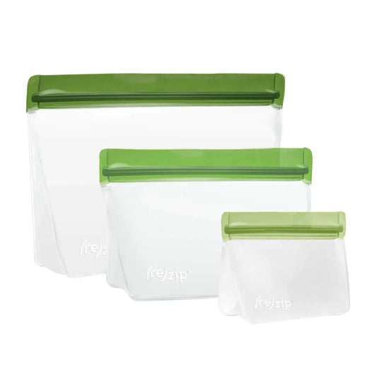 Re-Zip Stand-Up Leak Proof Bags (3-pack)