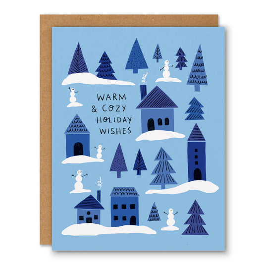 Badger and Burke Card - Warm & Cozy Holiday Wishes