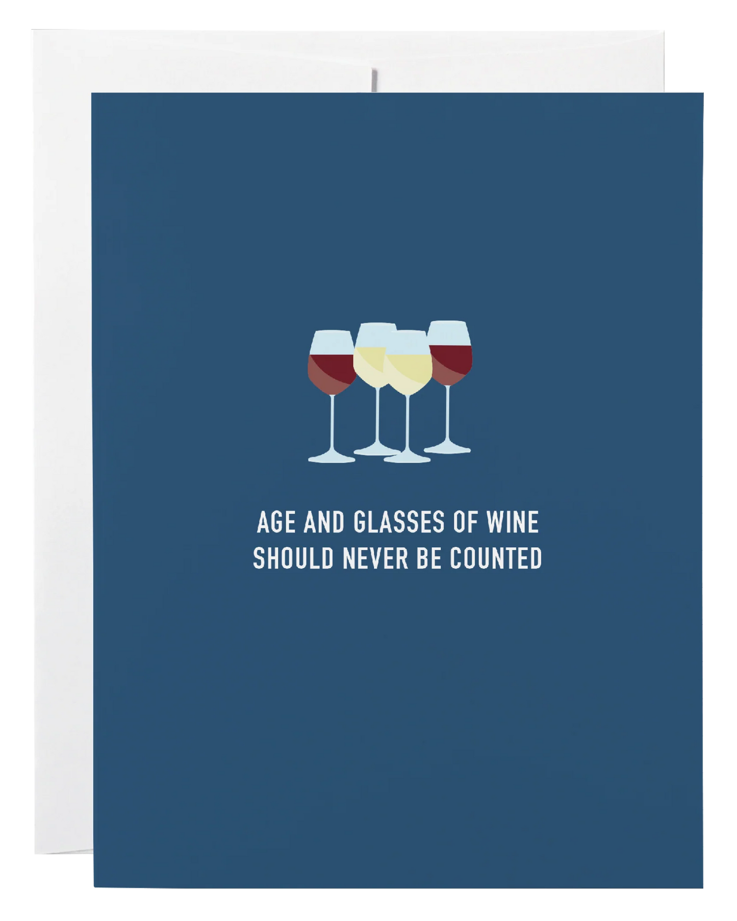 Classy Cards - Age & Glasses of Wine