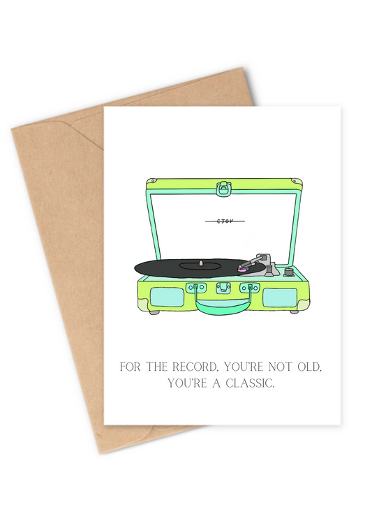 Studio CJOY Card - For The Record
