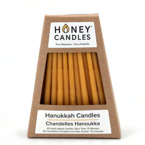 Honey Candles Hanukkah Beeswax Candle