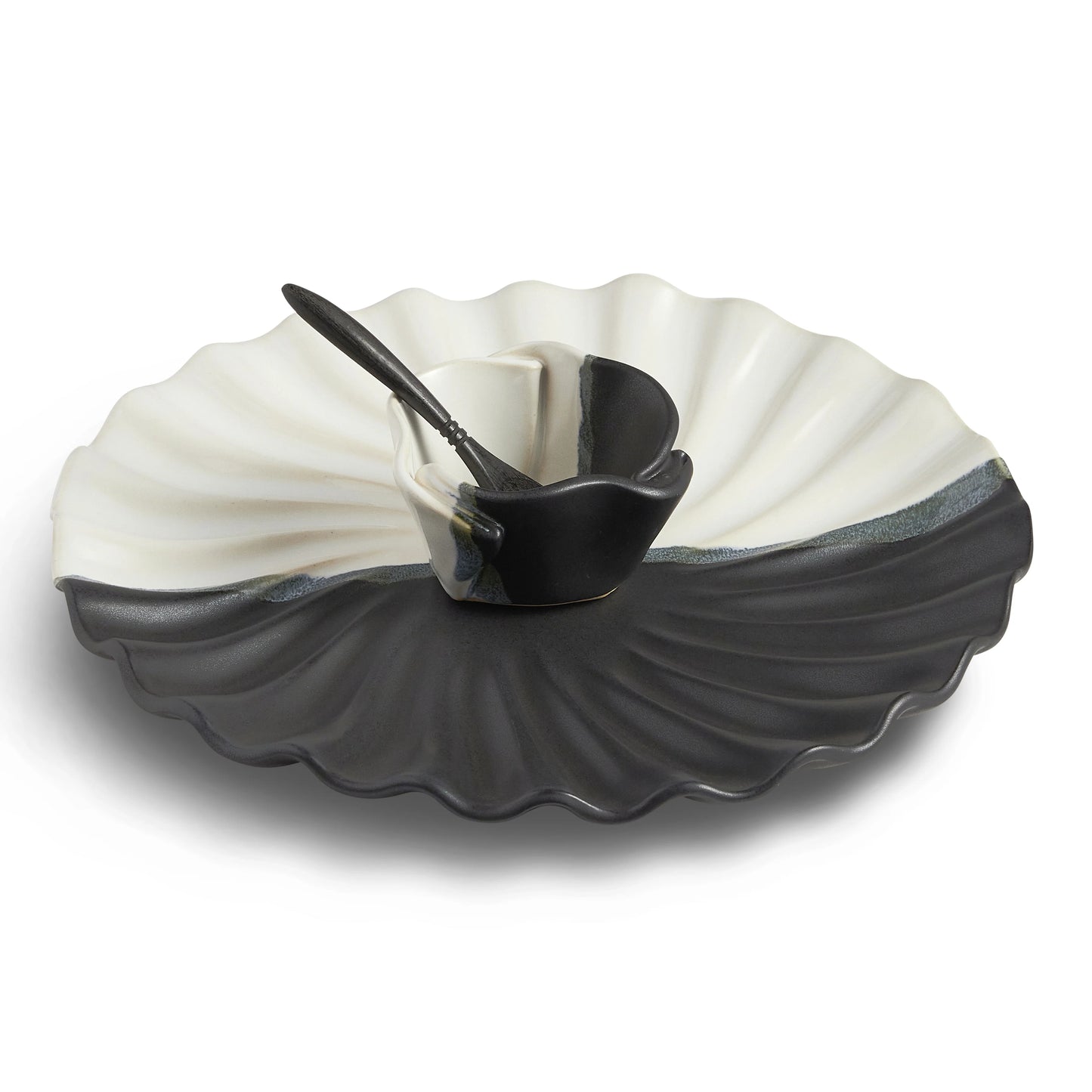 Hilborn Ceramic Wavy Plate Set