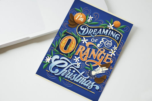 To & From Co. Card - Orange Christmas