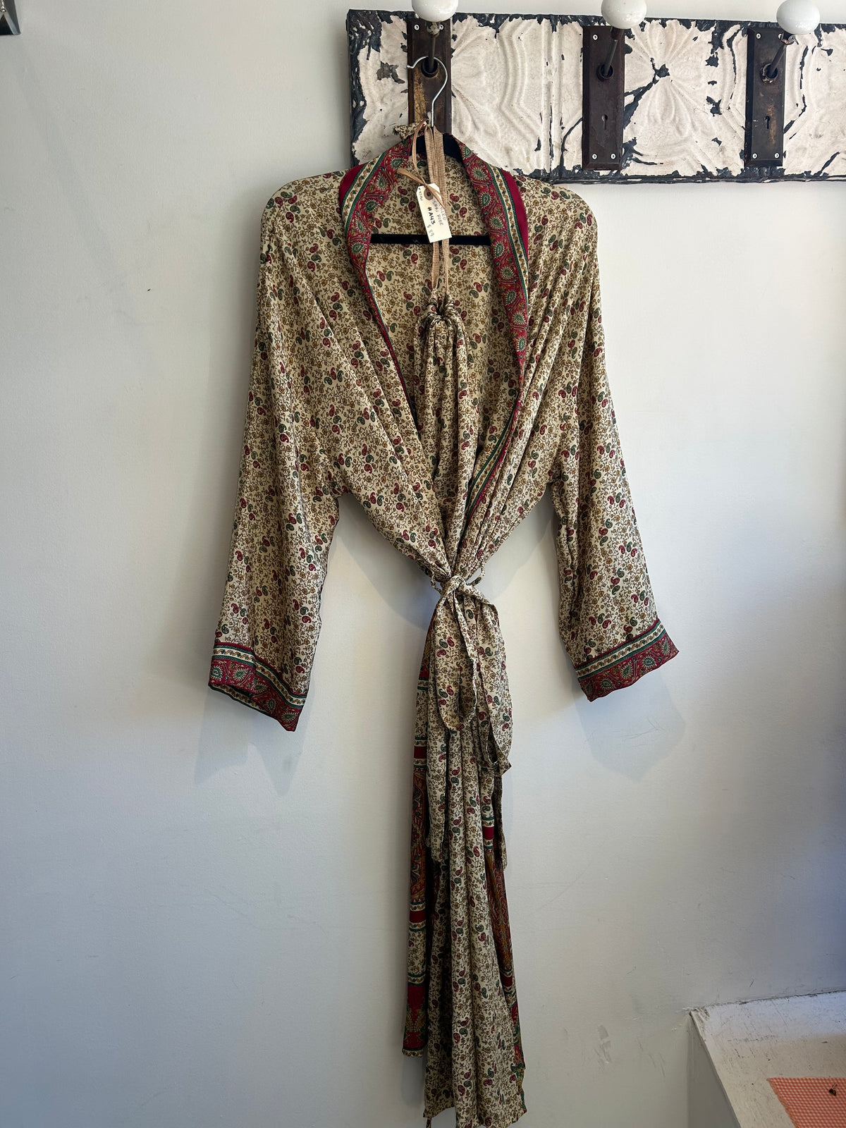 Upcycled Sari Robe - Long #A43