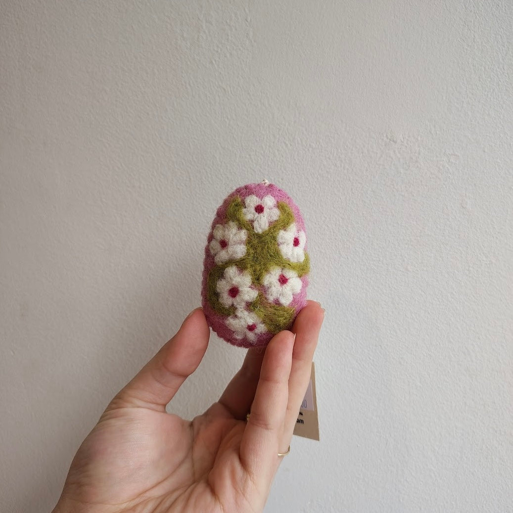 Hamro Felted Wool Spring Ornaments