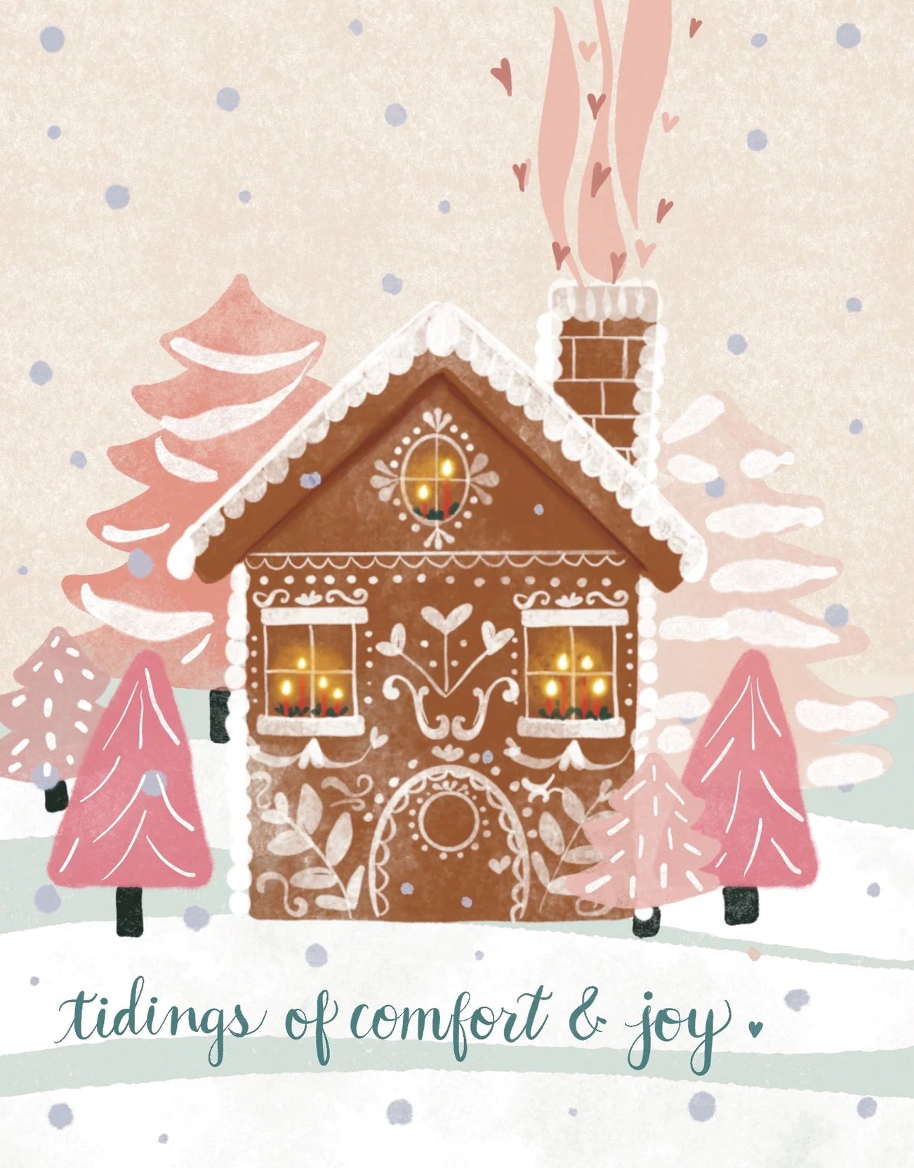 Poplar Paper Card - Tidings Of Comfort & Joy