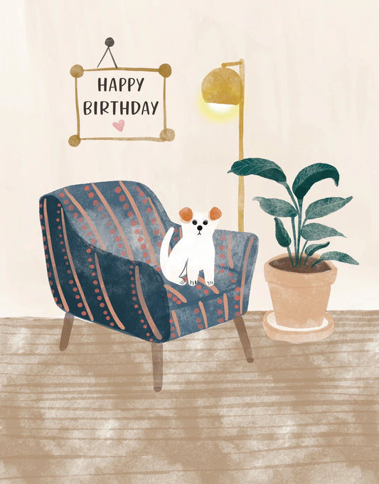 Poplar Paper Card - Happy Birthday (Dog)