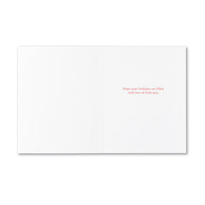 Positively Green Card - Joy to our Hearts - Holiday (Brown)